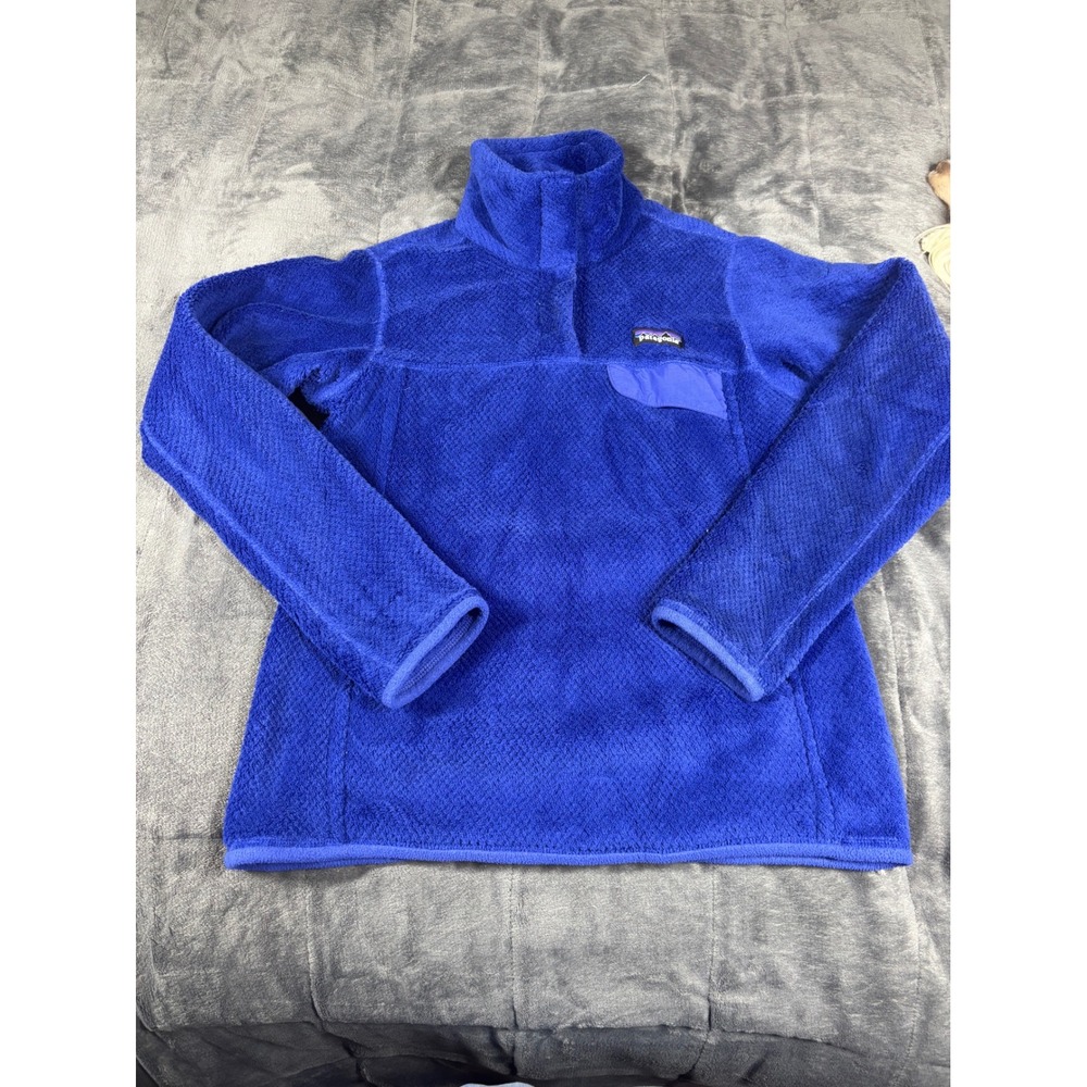 Patagonia Womens Re-Tool Snap-T Fleece Pullover Royal Blue Small 25442‎